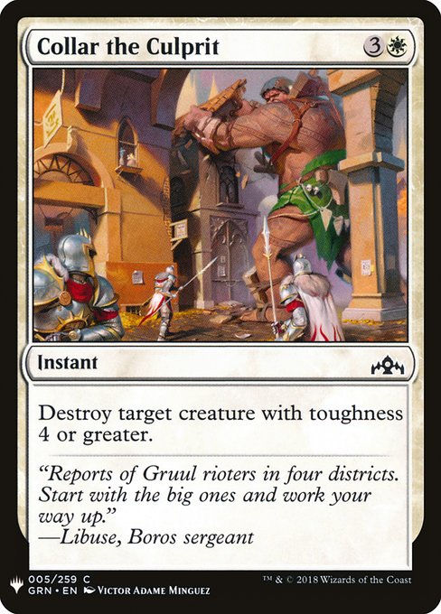 Collar the Culprit (PLST) (GRN-5)