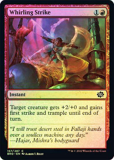Whirling Strike (BRO) / Foil