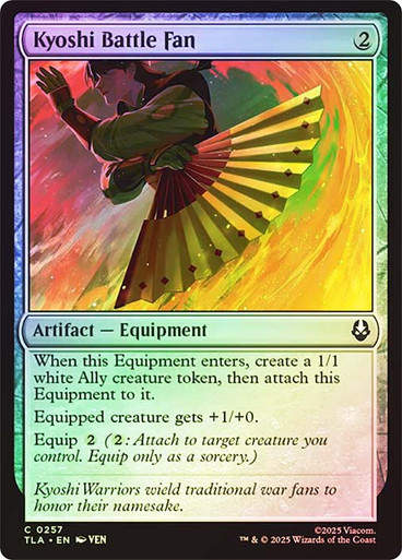 Kyoshi Battle Fan (TLA) (257) / Foil