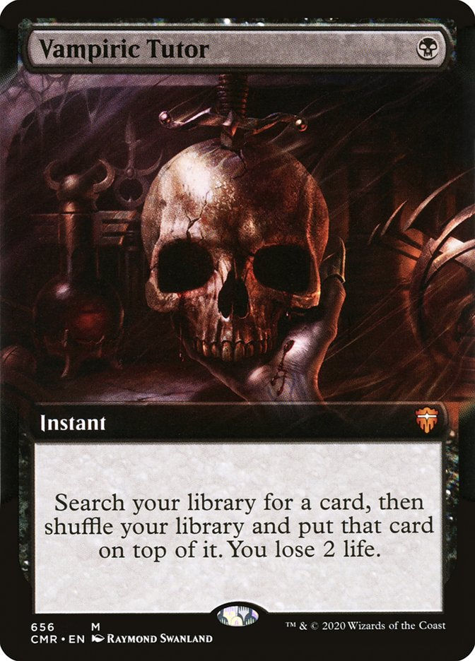Vampiric Tutor (CMR) (656) / Extended Art