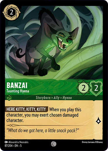 Banzai - Taunting Hyena (LOR_SHS)