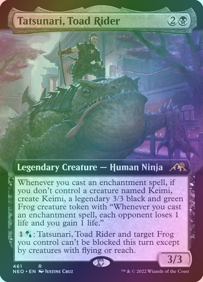 Tatsunari, Toad Rider (NEO) (461) / Extended Art / Foil