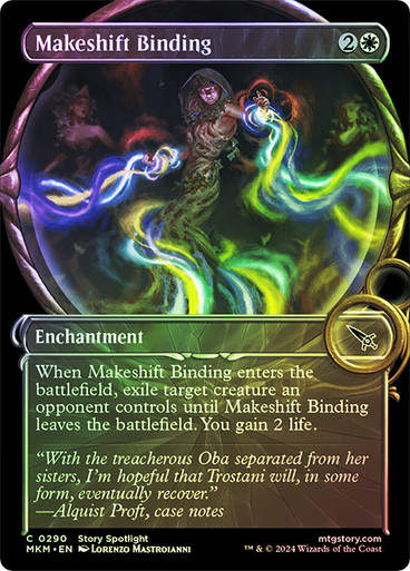 Makeshift Binding (mkm) (290) / Showcase Foil
