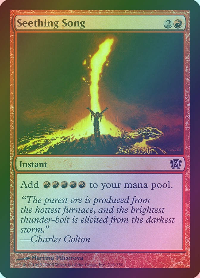 Seething Song (9ED) (216★) / Foil