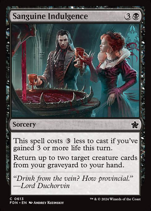 Sanguine Indulgence (FDN) (613) (Starter)