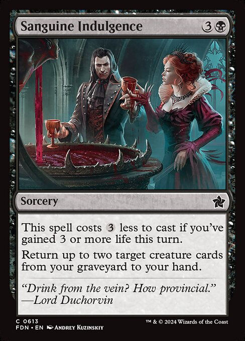 Sanguine Indulgence (FDN) (613) (Starter)