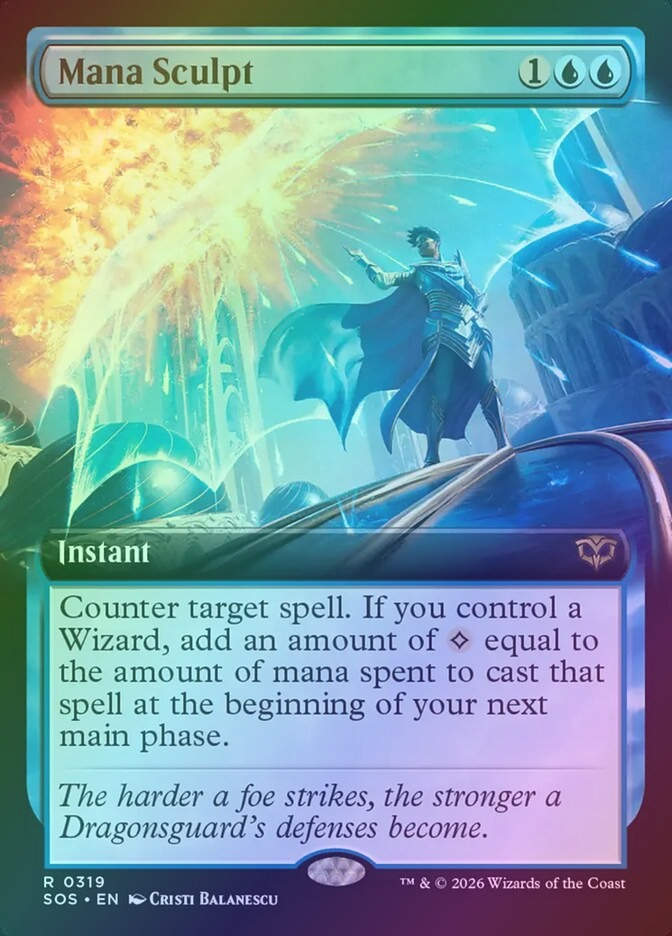 Mana Sculpt (SOS) (319) / Extended Art / Foil