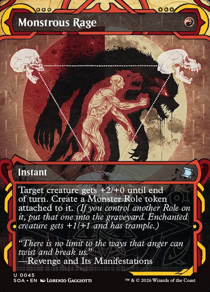 Monstrous Rage (SOA) (45) / Borderless / Showcase