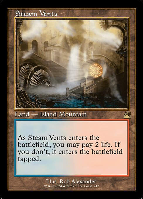 Steam Vents (rvr) (412) / Retro