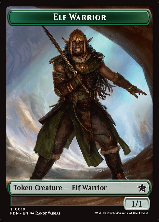 Elf Warrior // Cat (TFDN) (19 // 1) — cara 1 de 2