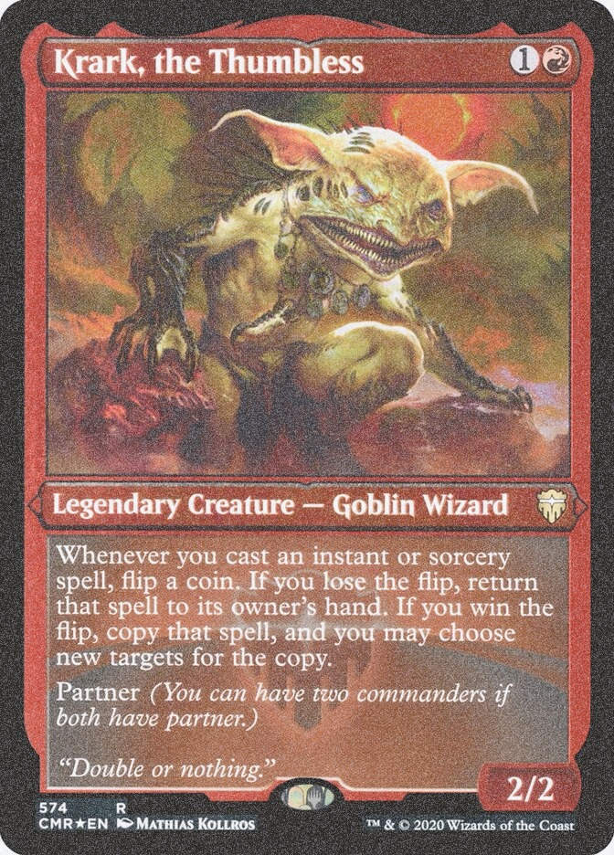 Krark, the Thumbless (CMR) (574) / Foil Etched