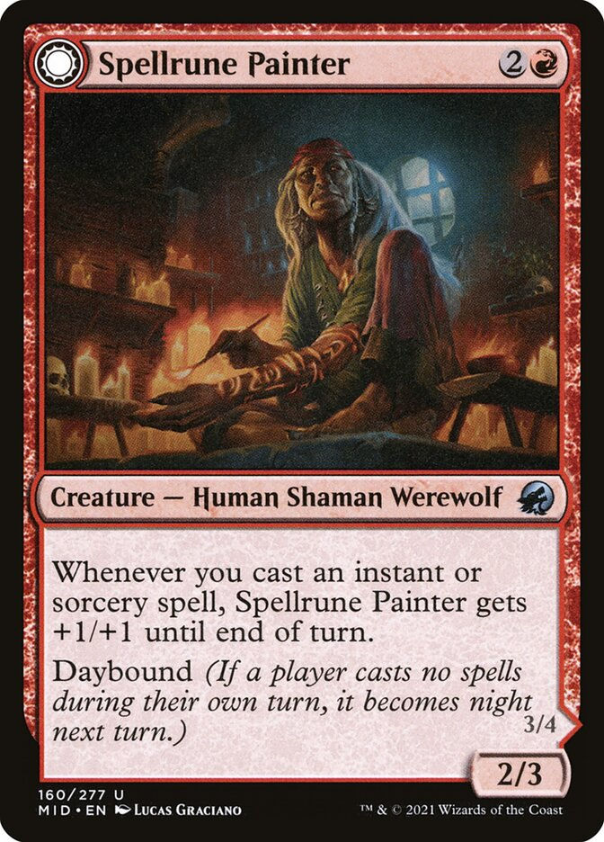 Spellrune Painter // Spellrune Howler (MID) (160) — cara 1 de 2