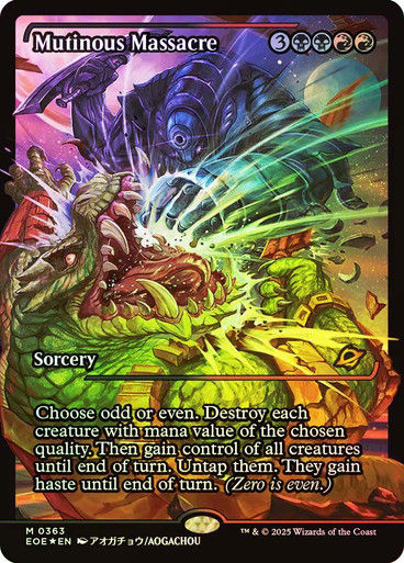 Mutinous Massacre (EOE) (363) / Showcase / Foil