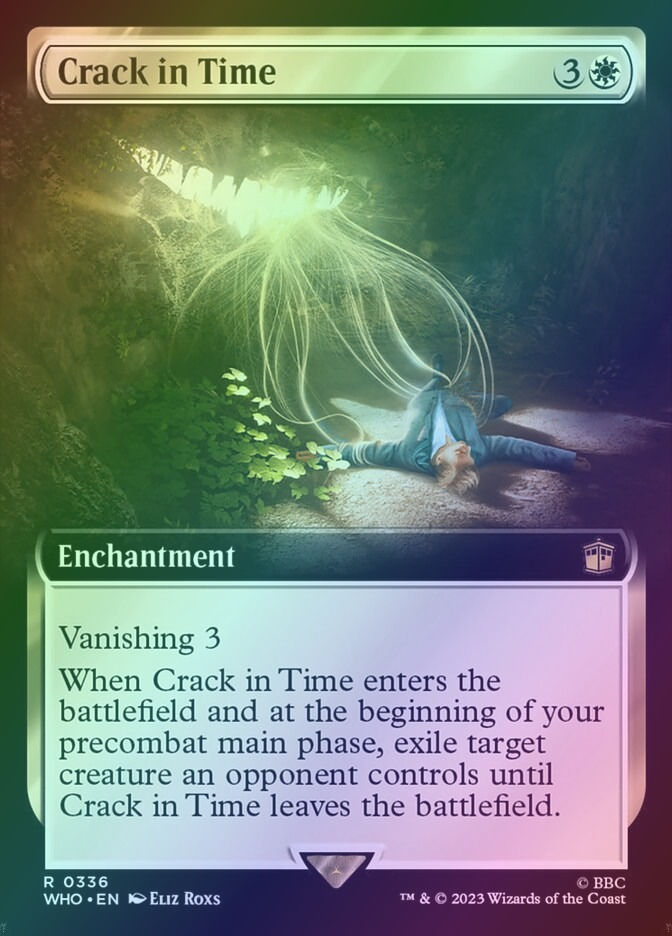 Crack in Time (WHO) (336) / Extended Art / Foil