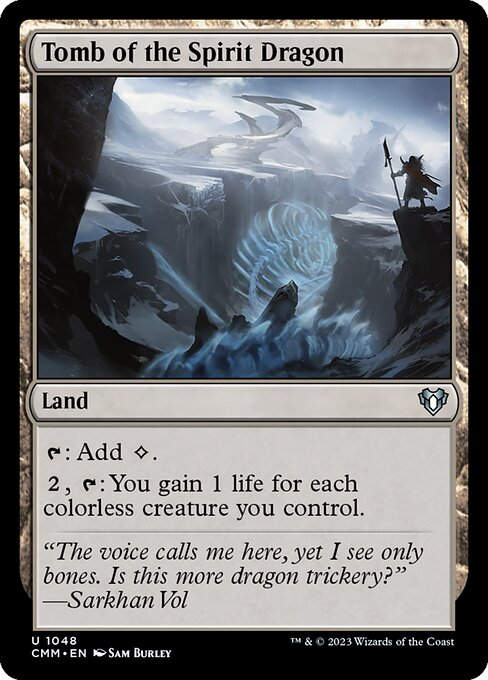 Tomb of the Spirit Dragon (cmm) (Commander Deck)