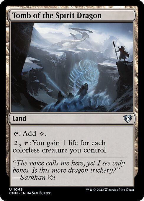 Tomb of the Spirit Dragon (cmm) (Commander Deck)