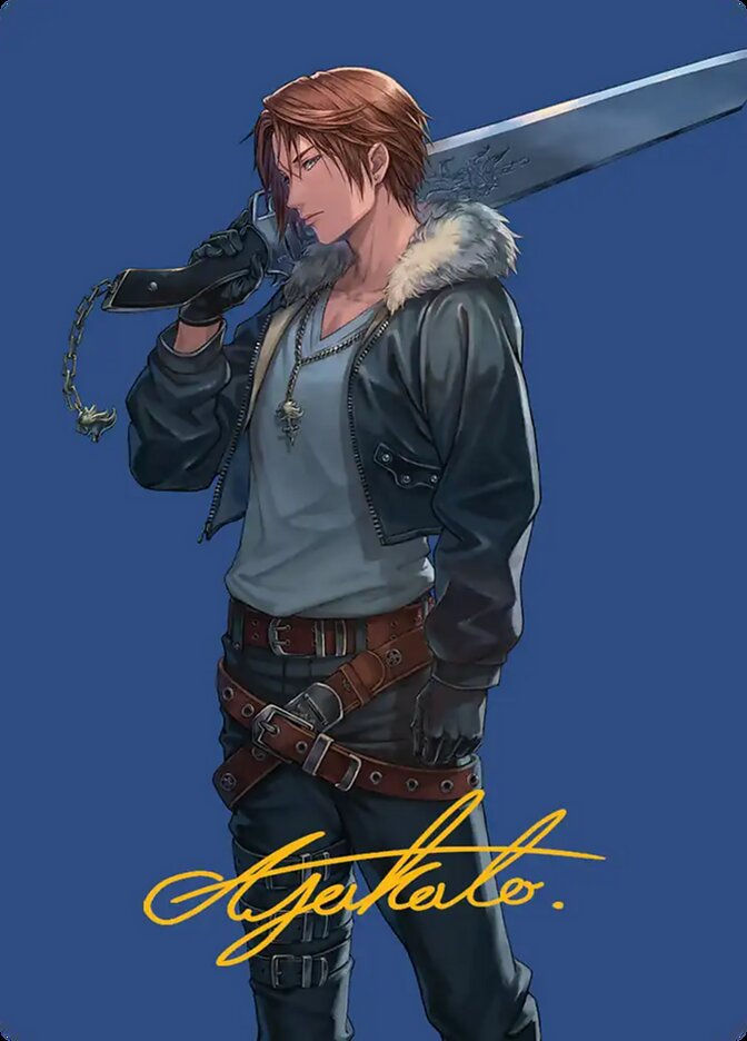 Squall, SeeD Mercenary // Squall, SeeD Mercenary (AFIN) (47) /  Firmada