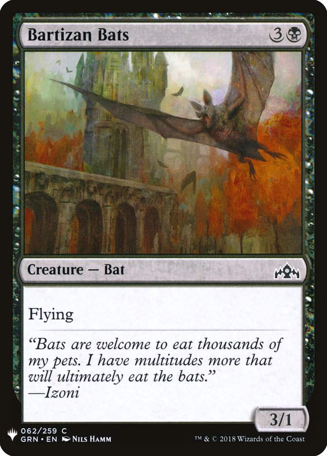 Bartizan Bats (MYS)