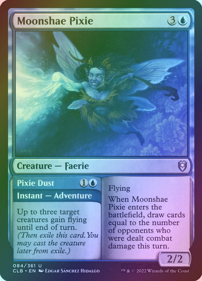 Moonshae Pixie // Pixie Dust (CLB) (84) / Foil