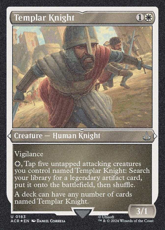Templar Knight (ACR) (183) / Foil Etched