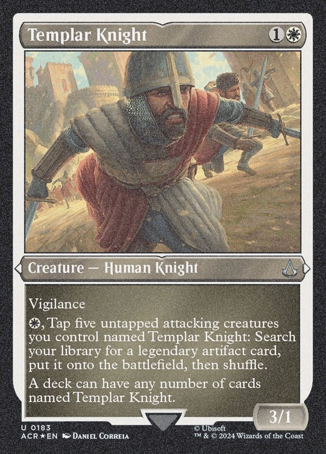 Templar Knight (ACR) (183) / Foil Etched