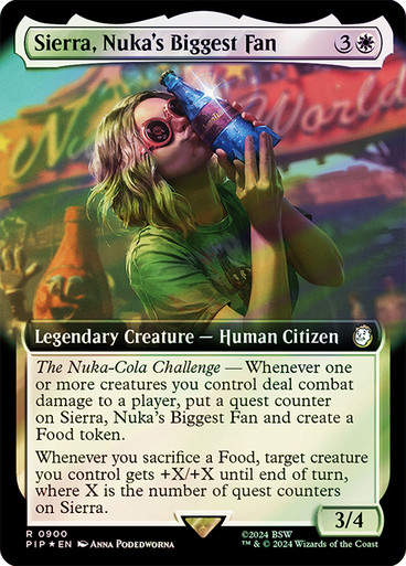 Sierra, Nuka's Biggest Fan (pip) (900) / Extended Surge Foil
