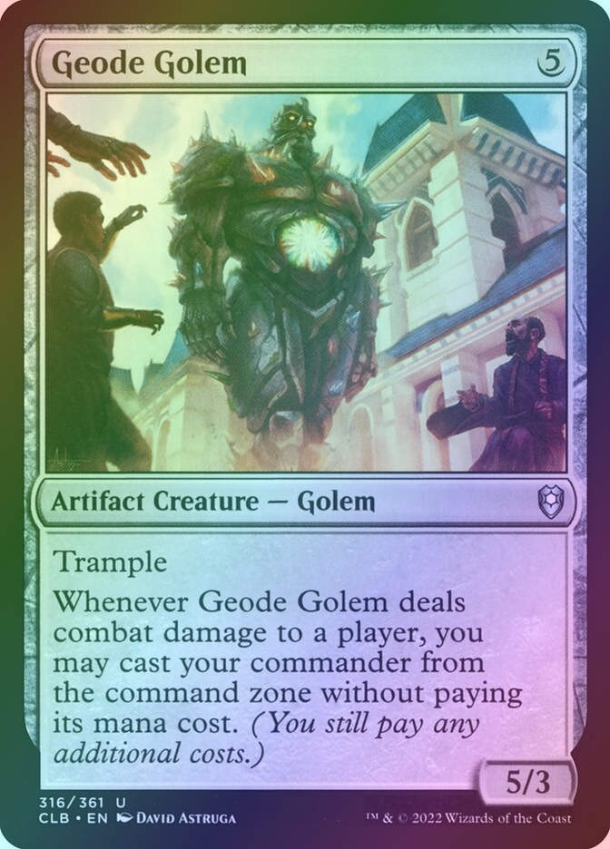 Geode Golem (CLB) (316) / Foil