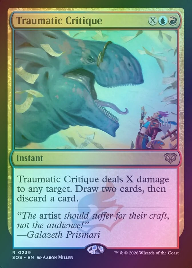 Traumatic Critique (PSOS) (239p) / Foil