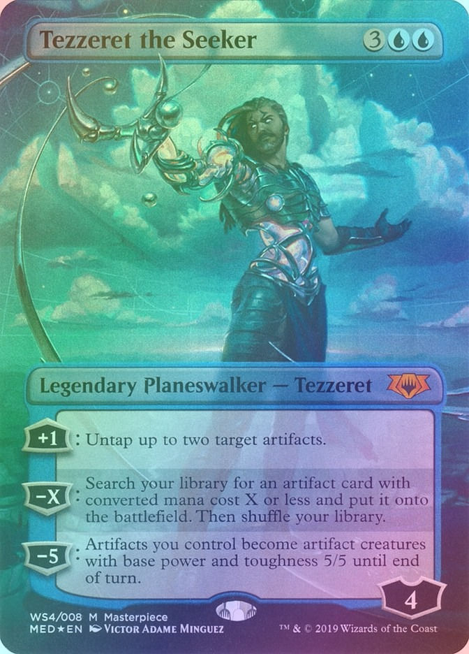 Tezzeret the Seeker (MED) (WS4) / Borderless / Foil