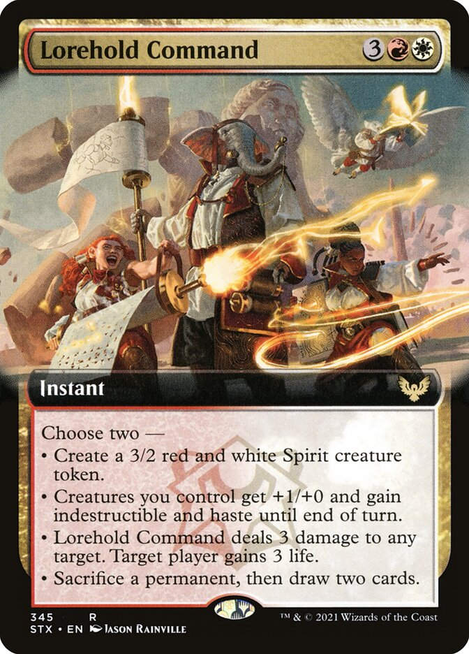Lorehold Command (STX) (345) / Extended Art