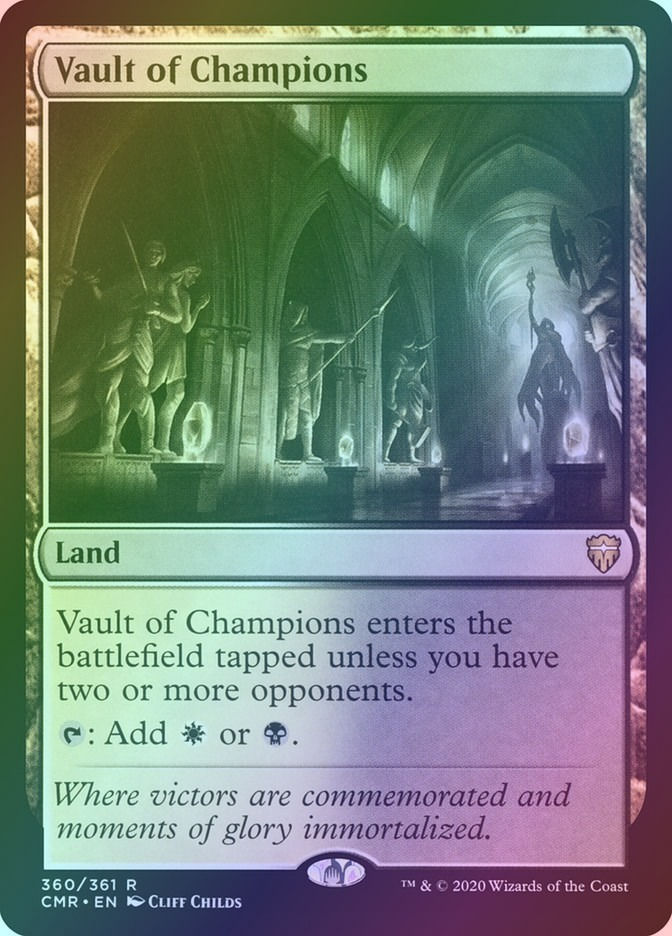 Vault of Champions (CMR) (360) / Foil