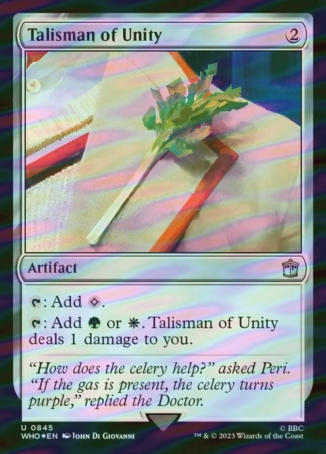 Talisman of Unity (WHO) (845) / Surge Foil