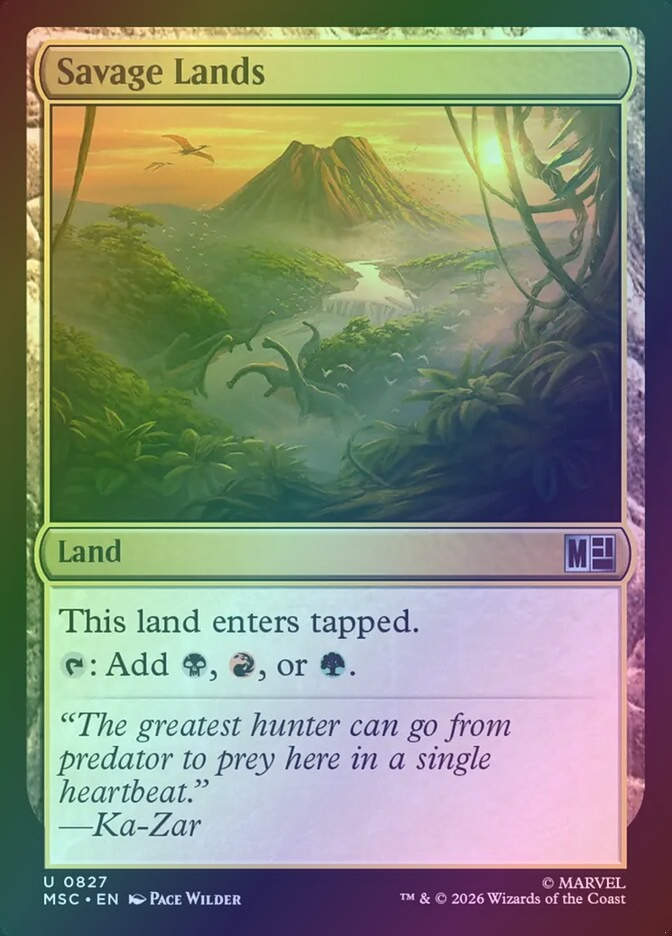 Savage Lands (MSC) (827) / Foil