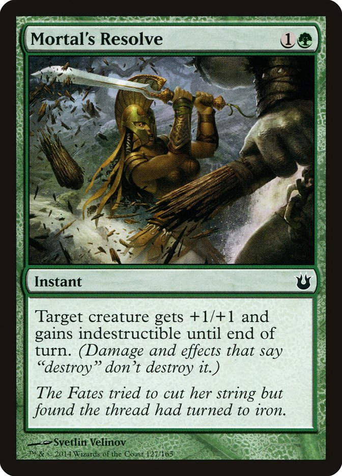 Mortal's Resolve (BNG) (127) / Foil