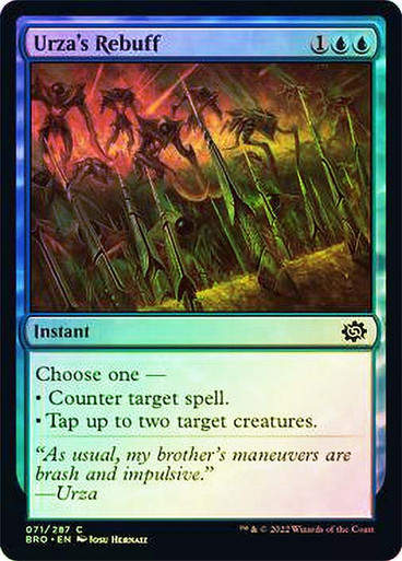 Urza's Rebuff (BRO) / Foil