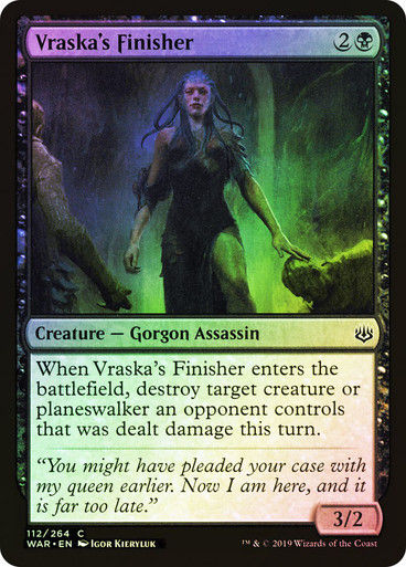 Vraska's Finisher (WAR) (112) / Foil