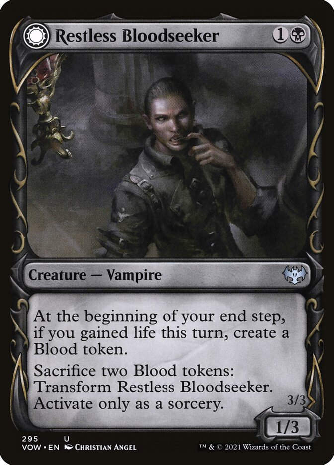 Restless Bloodseeker // Bloodsoaked Reveler (VOW) (295) / Showcase