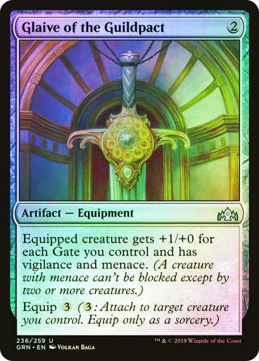 Glaive of the Guildpact (GRN) (236) / Foil