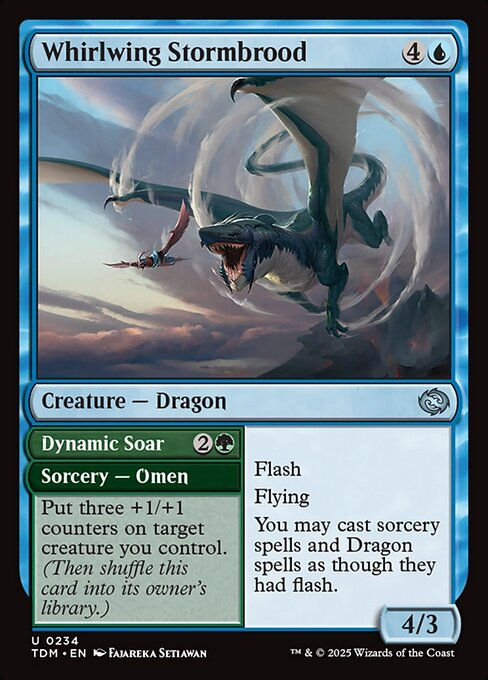 Whirlwing Stormbrood // Dynamic Soar (TDM) (234)