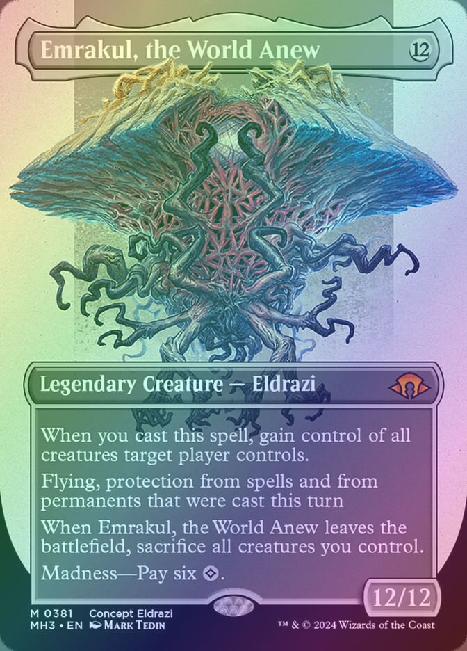 Emrakul, the World Anew (MH3) (381) / Borderless / Foil