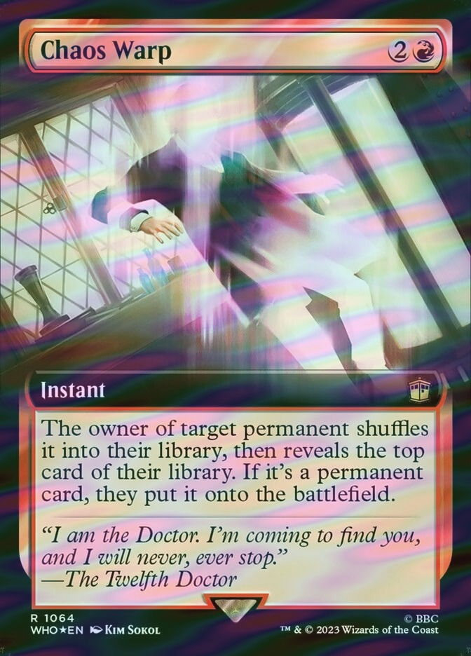 Chaos Warp (WHO) (1064) / Extended Art / Surge Foil
