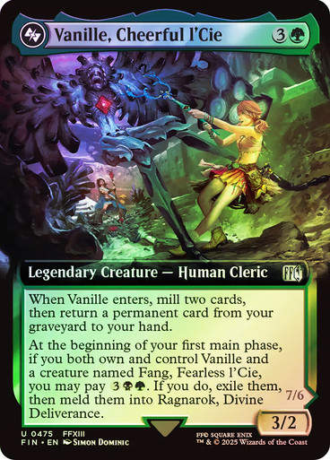 Vanille, Cheerful l'Cie (FIN) (475) / Extended Art / Foil