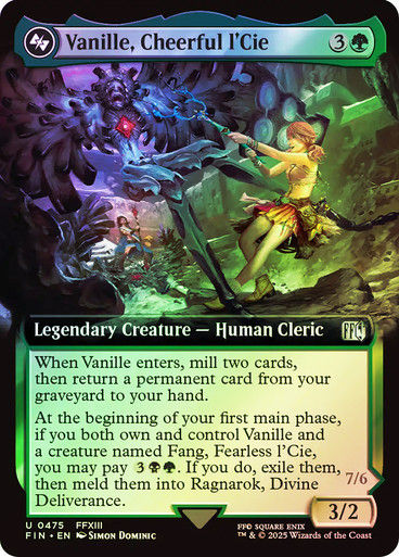 Vanille, Cheerful l'Cie (FIN) (475) / Extended Art / Foil