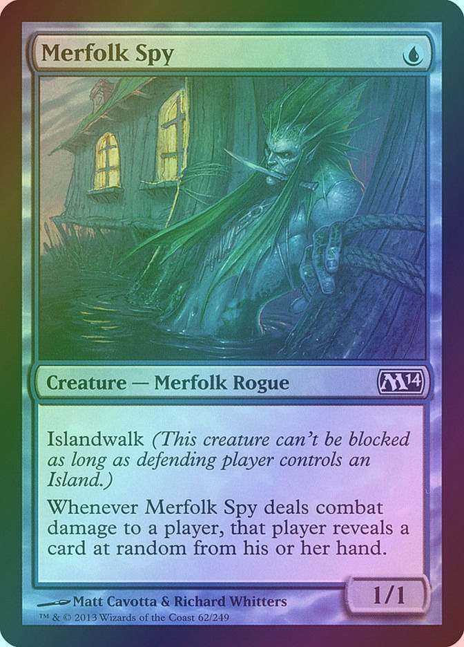 Merfolk Spy (M14) (62) / Foil