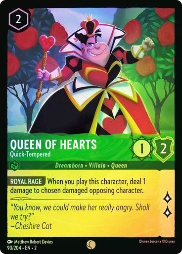Queen of Hearts - Quick-Tempered (LOR_ROF) / Foil