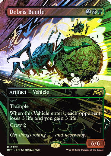 Debris Beetle (DFT) (322) / Foil / Borderless