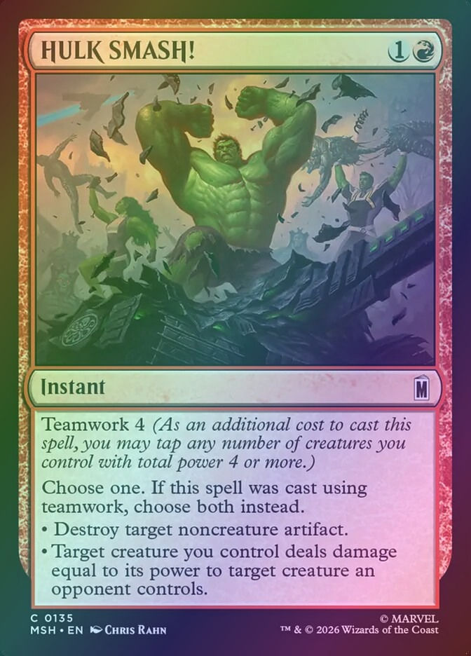 HULK SMASH! (MSH) (135) / Foil
