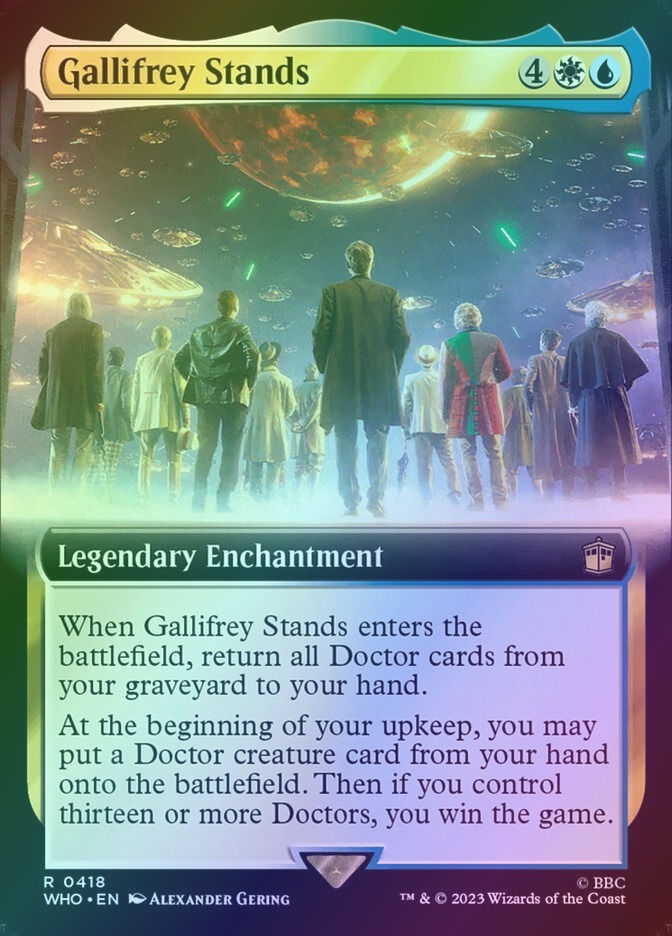 Gallifrey Stands (WHO) (418) / Extended Art / Foil