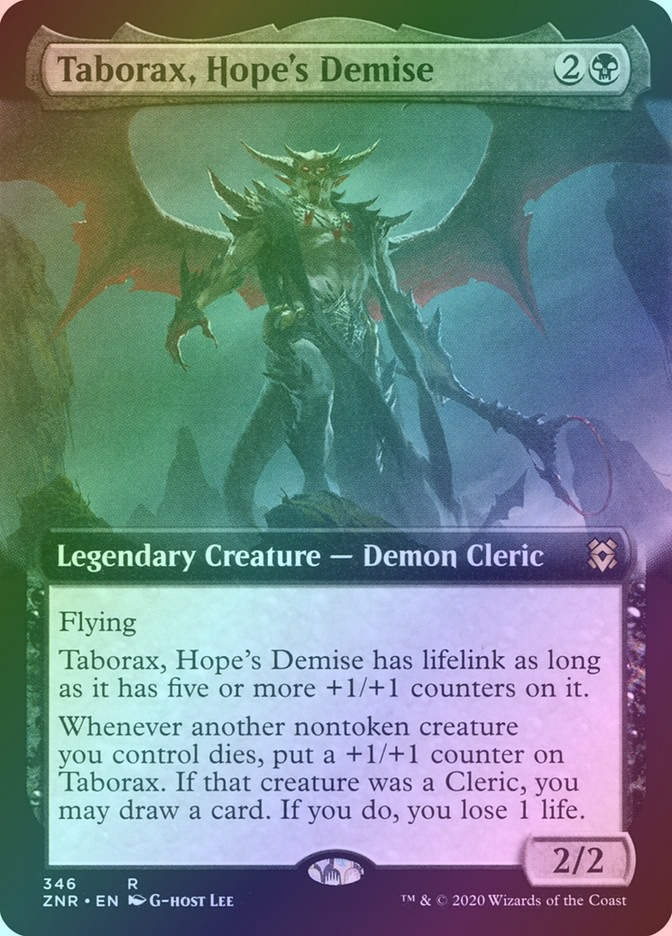 Taborax, Hope's Demise (ZNR) (346) / Extended Art / Foil