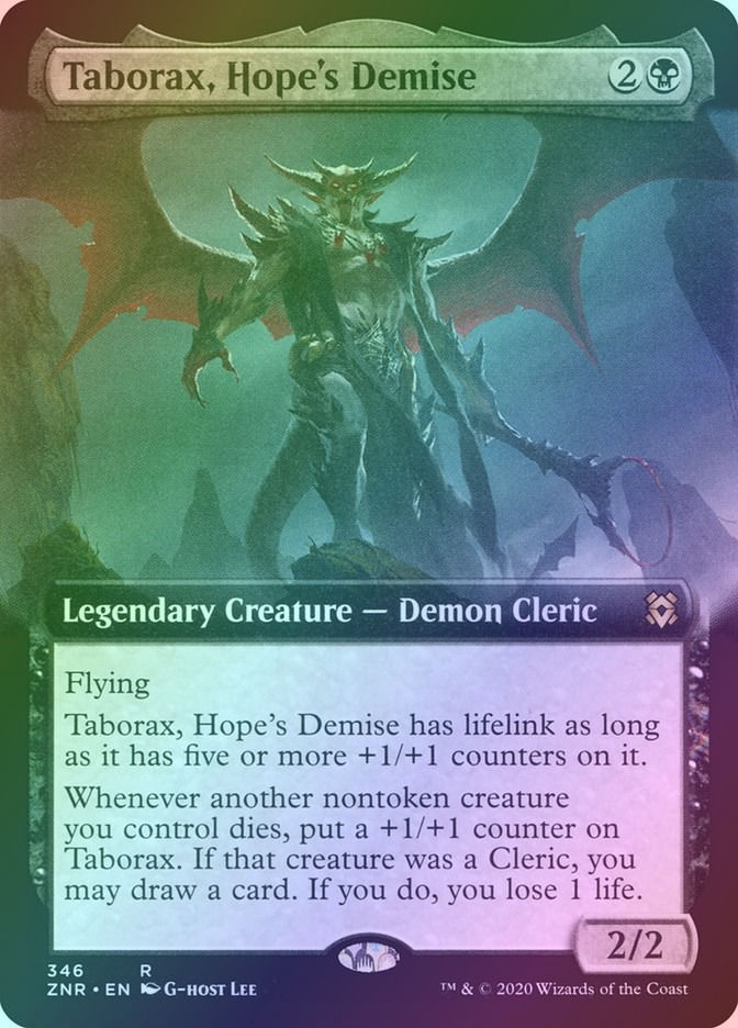 Taborax, Hope's Demise (ZNR) (346) / Extended Art / Foil